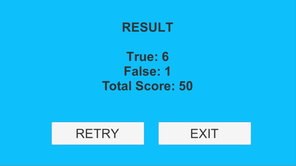 QUIZ SYSTEM - UNITY3D PROJECT