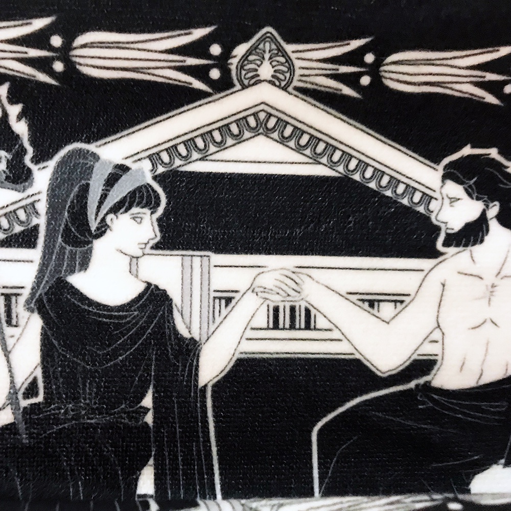 冥界絵巻物タオルマフラー 古代ギリシャナイトe ハデス冥界祭 Take The Moon Web Shop Booth