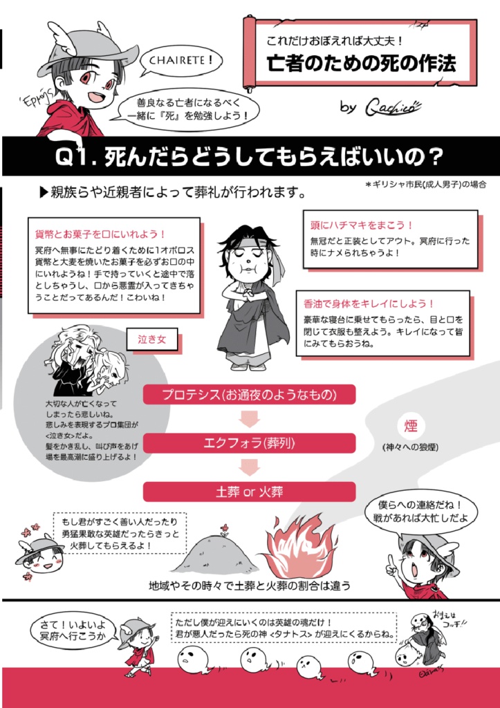 パンフレット+記念アンソロジー【古代ギリシャナイトΕ<ハデス冥界祭>】