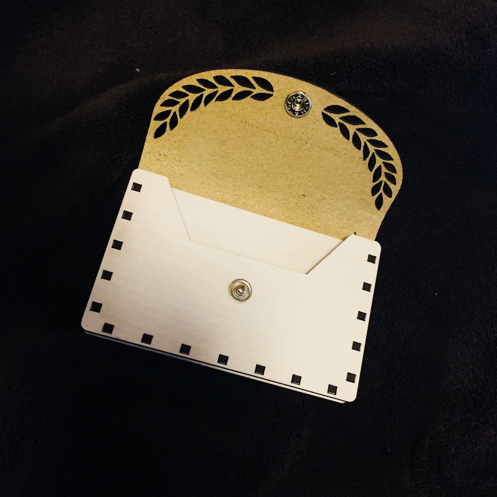 本革×木製名刺入れ<アポロン>