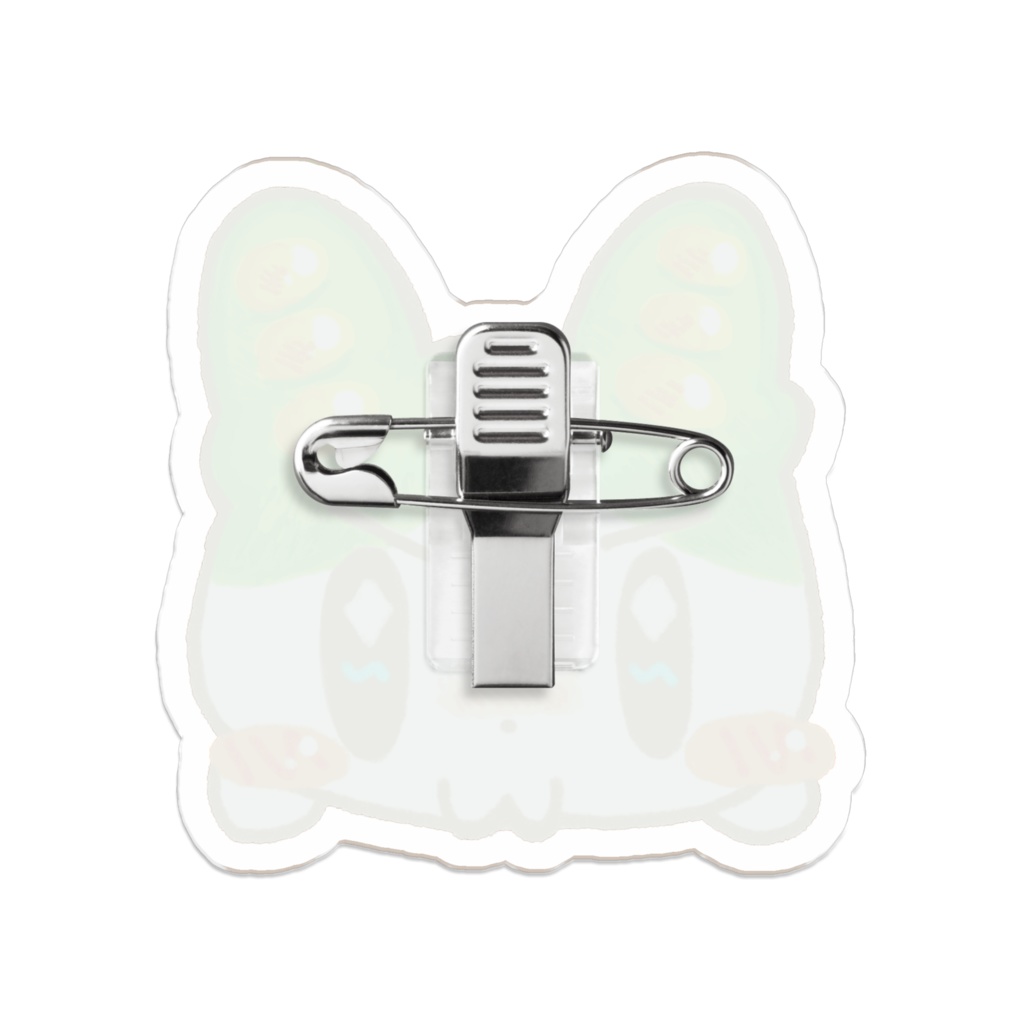 がぶっちょ妖精ずんだもん アクリルバッチ