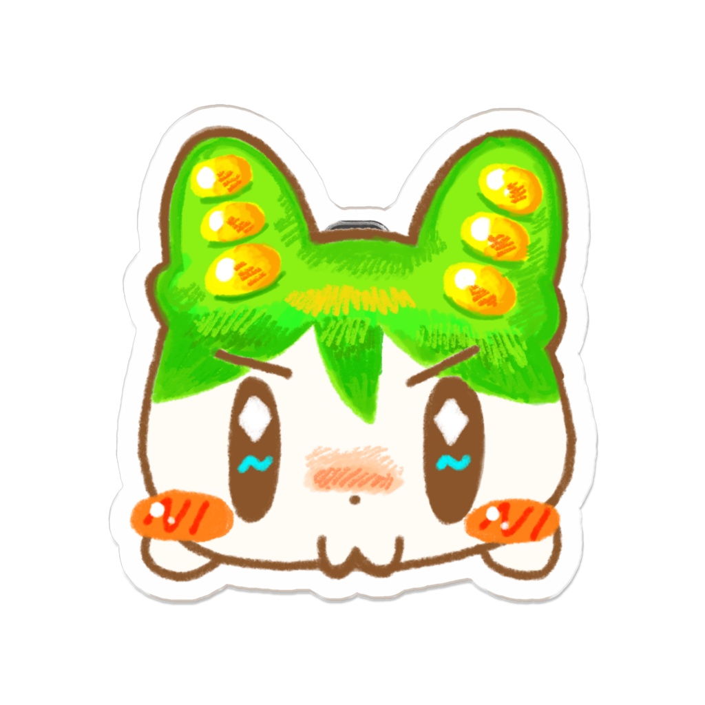 がぶっちょ妖精ずんだもん アクリルバッチ