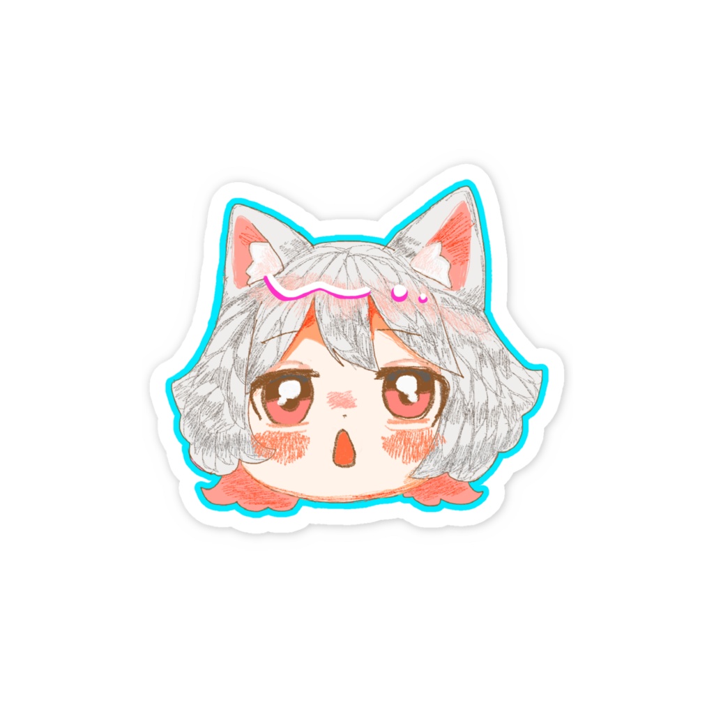 えーとね小夜 スマホステッカー