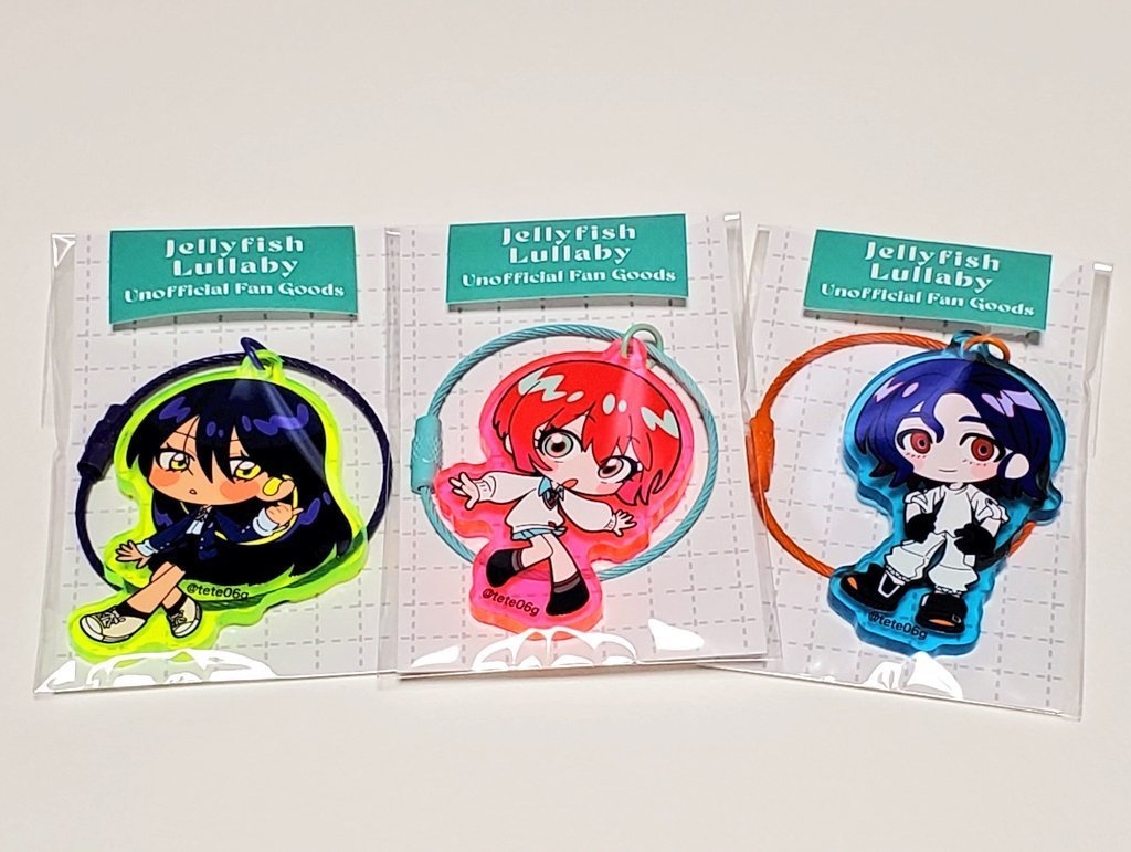 クリアアクリルキーホルダー