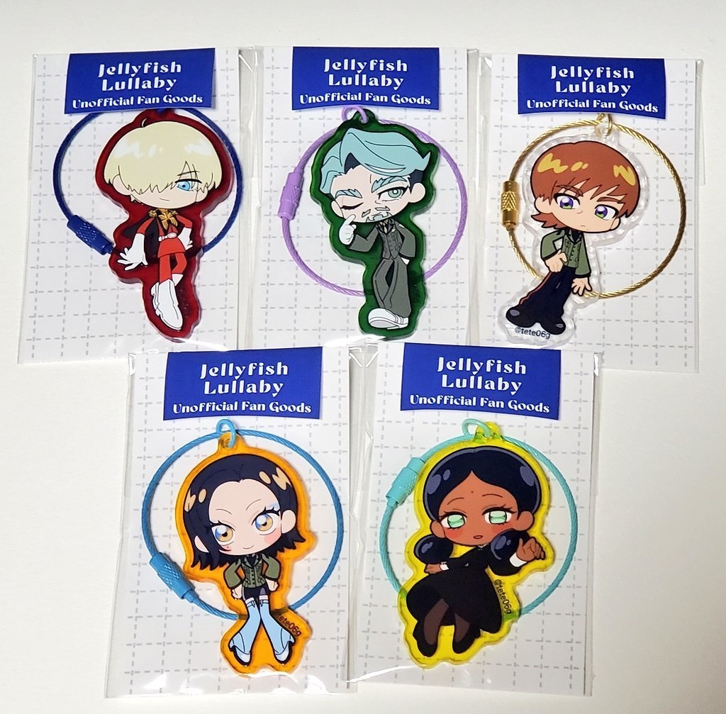 クリアアクリルキーホルダー