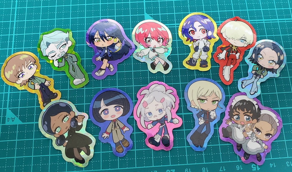 キラキラミニステッカーセット
