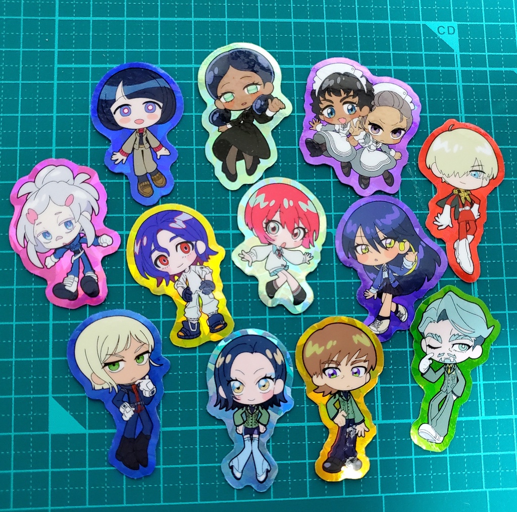 キラキラミニステッカーセット