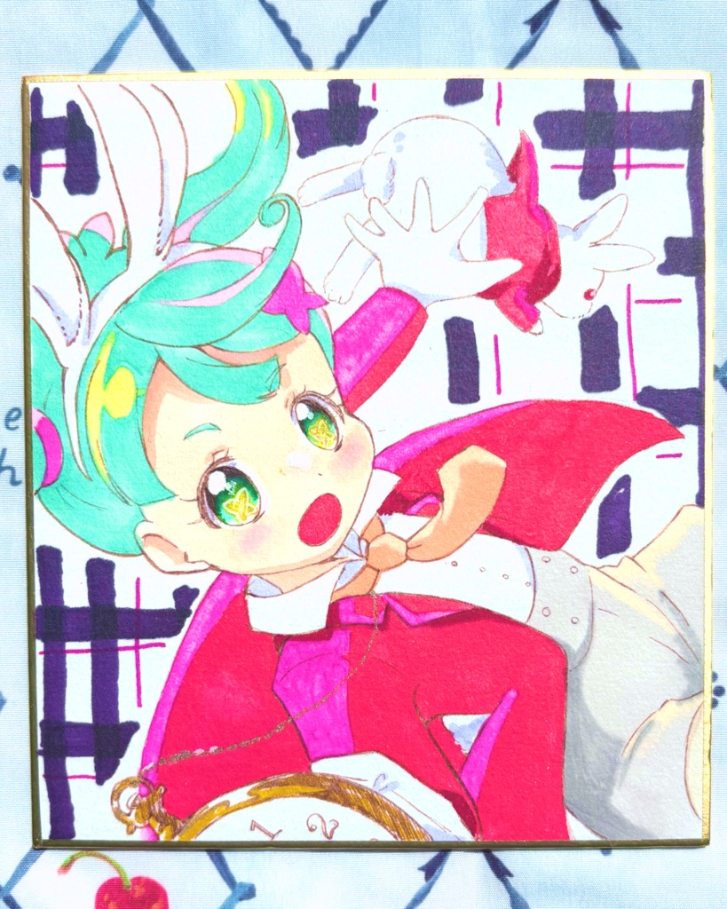 まほプリ ひーちゃんミニ色紙