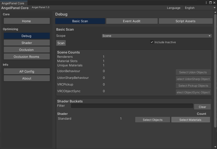 【無料】VRChatワールド制作・最適化ツール VRChat World Building&Optimization Toolkit|ポリ数確認 / Shader監査 / Occlusion / QuickOps