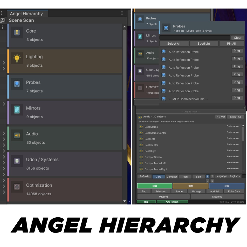 Angel Hierarchy -見える副Hierarchy