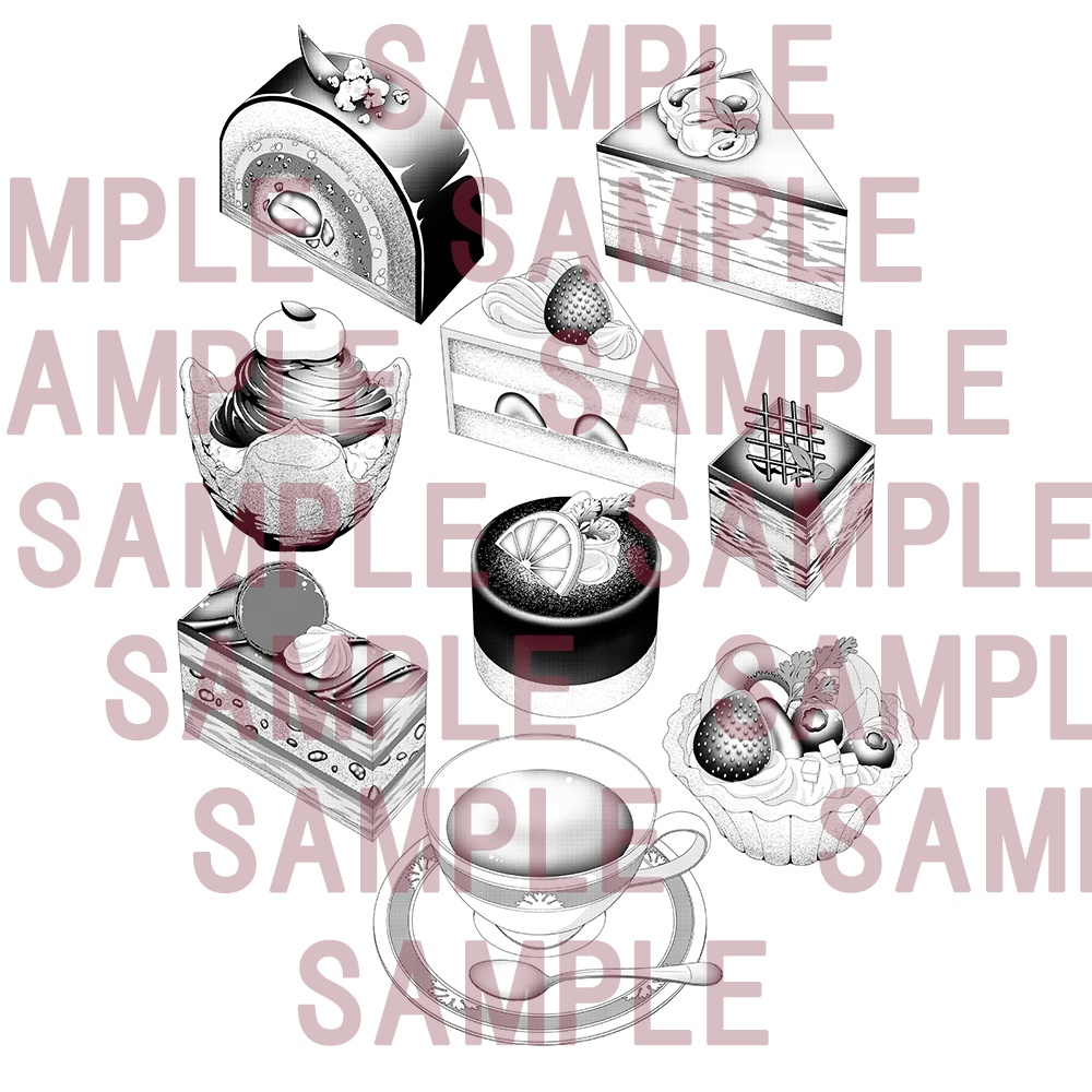 【漫画用素材】デザート001