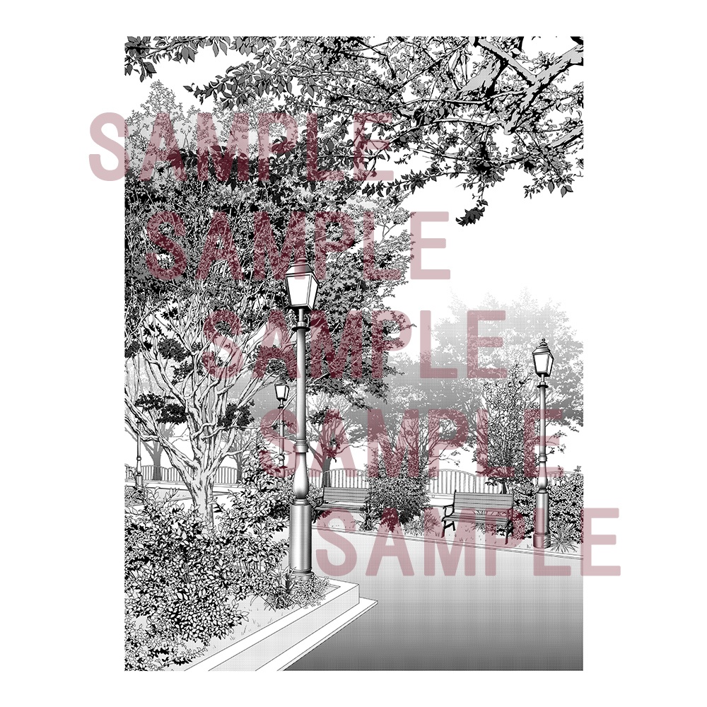 【漫画用背景】公園001