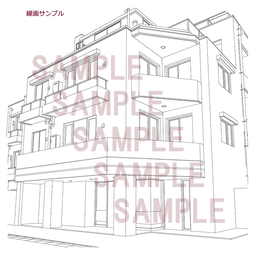 【漫画用背景】マンション008