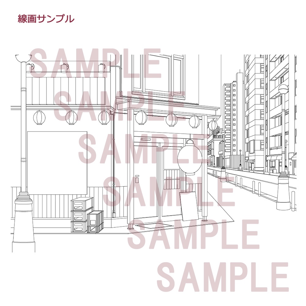 【漫画用背景】居酒屋004