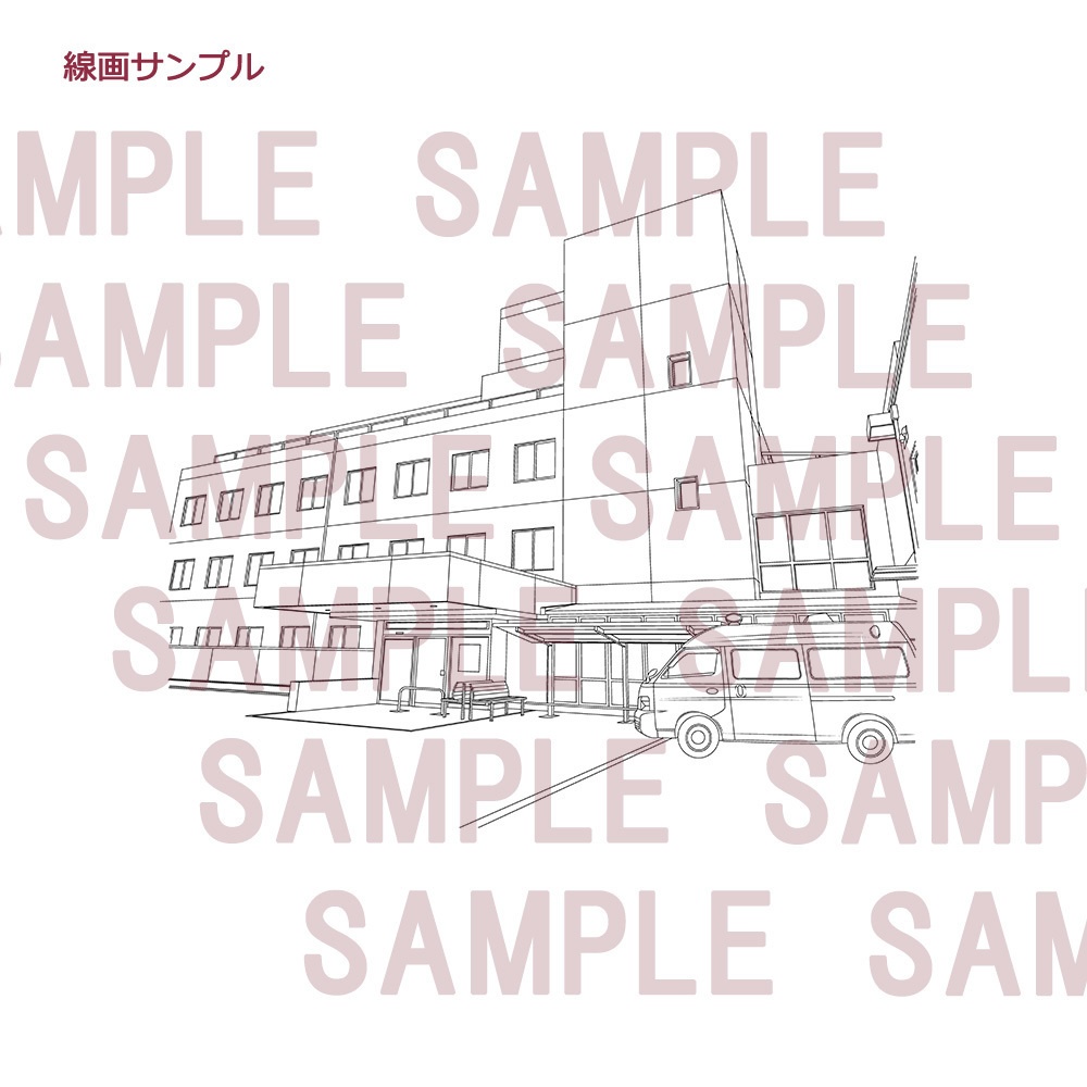 【漫画用背景】病院001