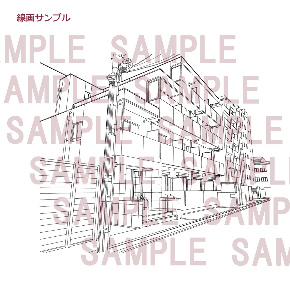 【漫画用背景】マンション010_A