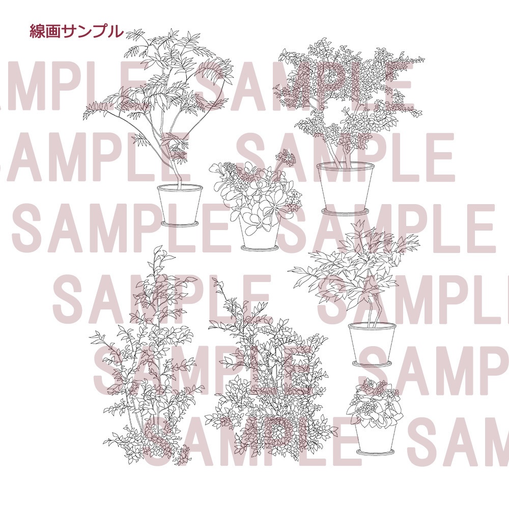 【漫画用素材】植物003