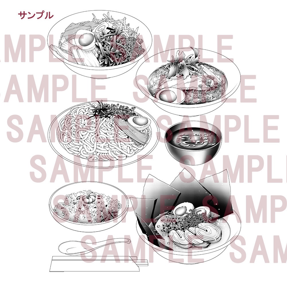 【漫画用素材】料理(中華2)012