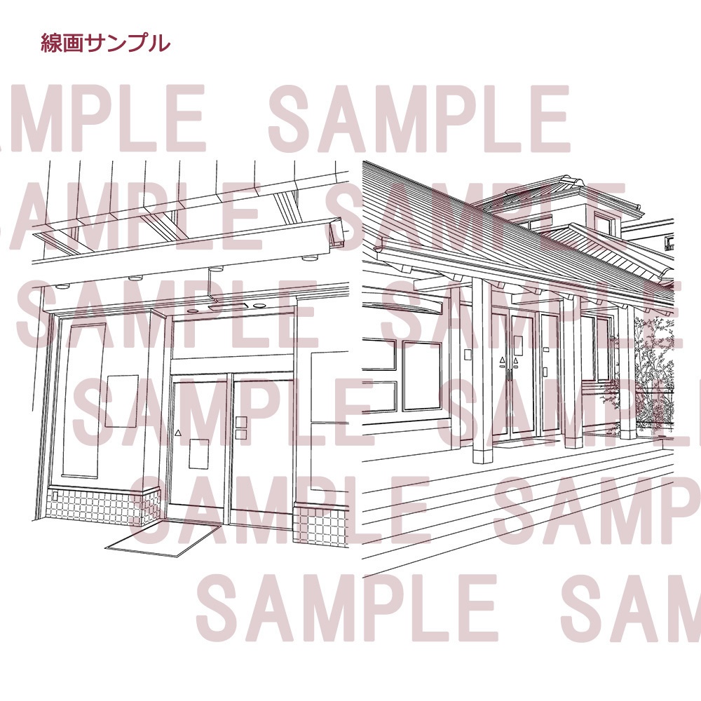 【漫画用背景】お店017_018