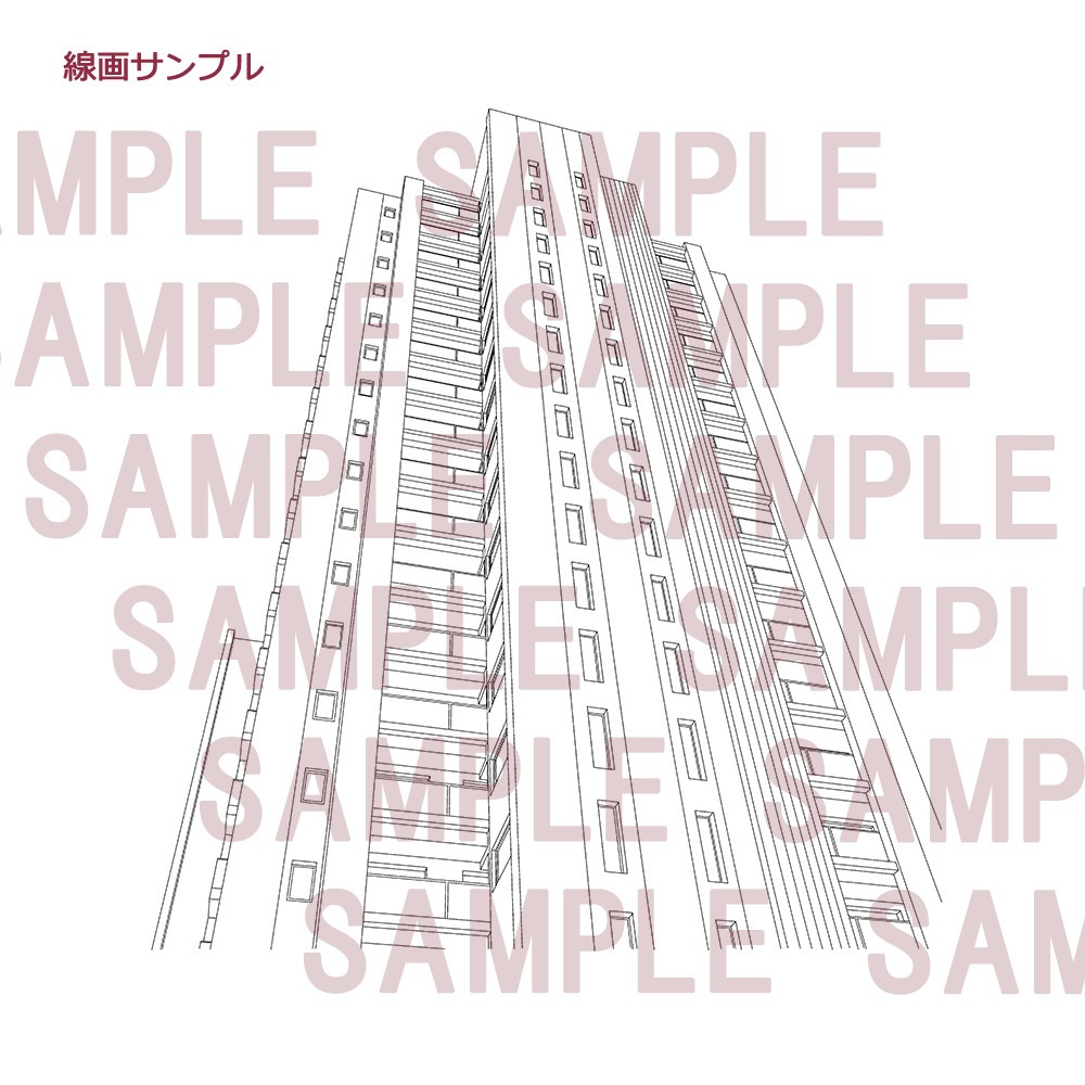 【漫画用背景】マンション011_A