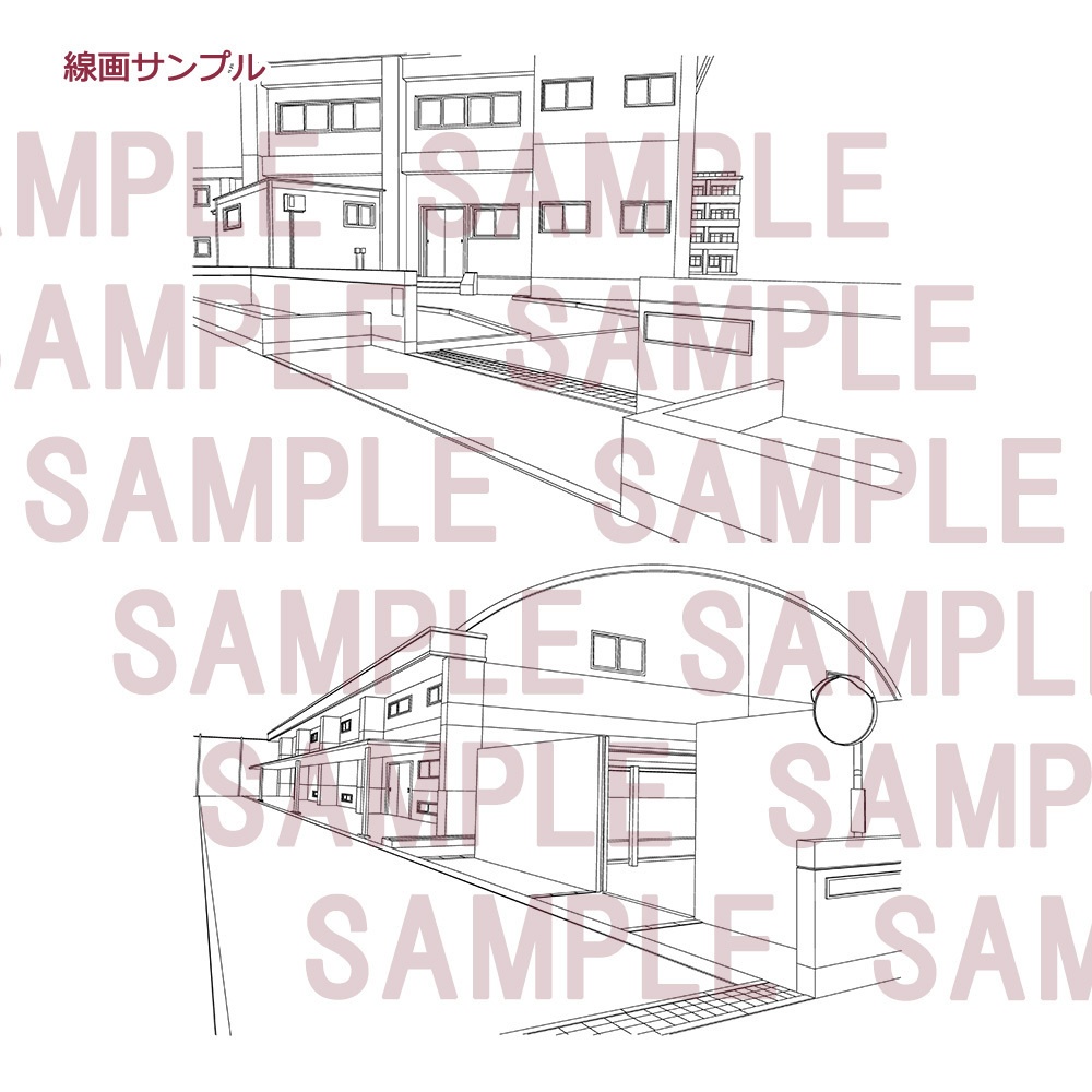 【漫画用背景】学校003A_003B