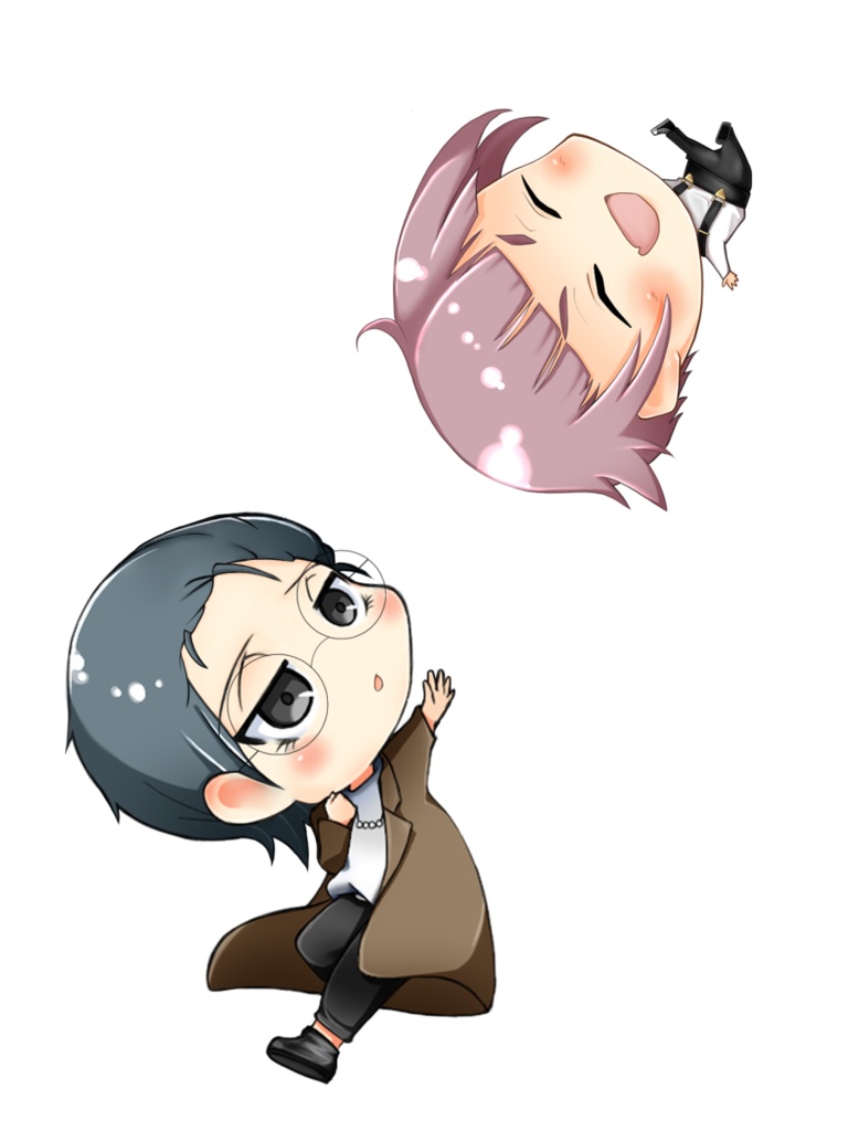 会長♂&再生番井　連結アクキー