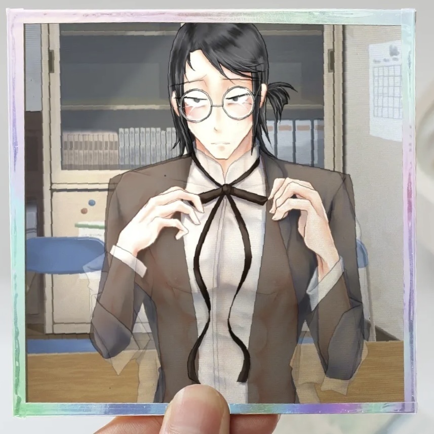 レンチキュラー色紙　番井