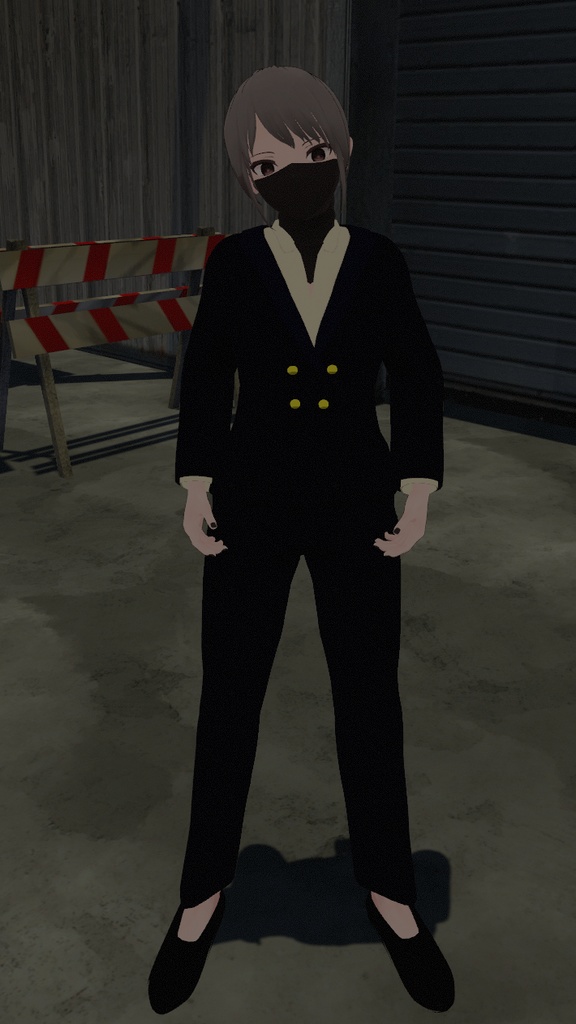 【VRChat】【Lévy向け衣装】ダブルスーツ【無料あり】