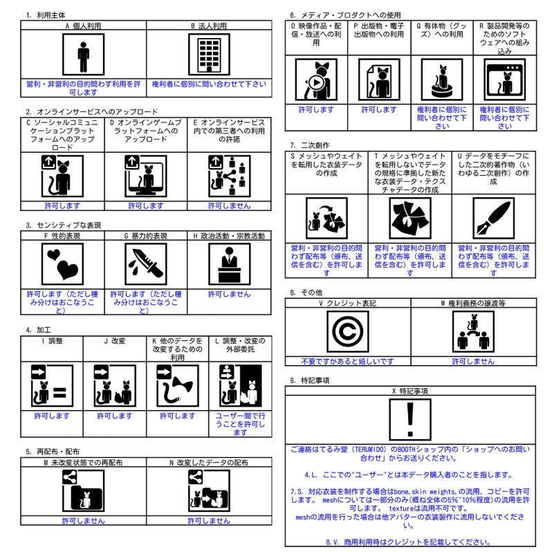 ケモケモ VRChat想定 オリジナル3Dモデル【酒井シホ -Sakai Shiho