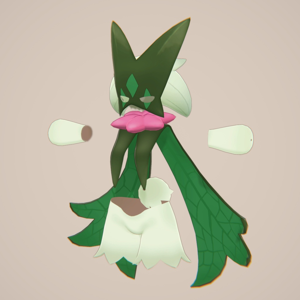 3D衣装 酒井シホ用 悪/草タイプコスプレ改変キット MA対応