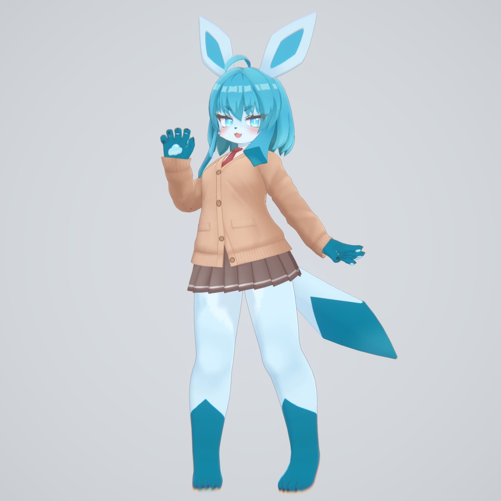 3D衣装 酒井シホ用 こおりタイプコスプレ改変キット MA対応