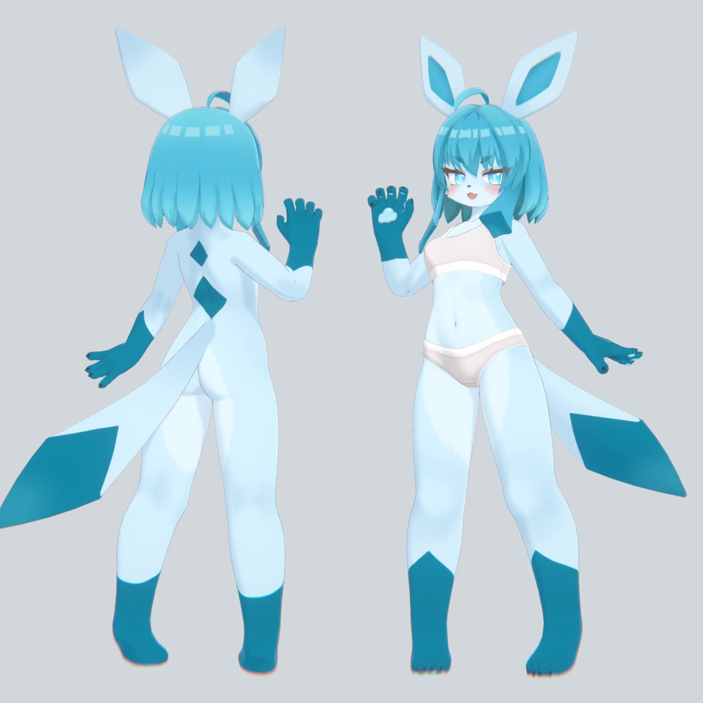 3D衣装 酒井シホ用 こおりタイプコスプレ改変キット MA対応