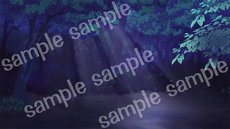 背景素材「森」