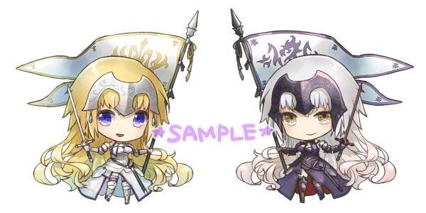 両面アクリルスタンド（ジャンヌオルタ＆ジャンヌ）