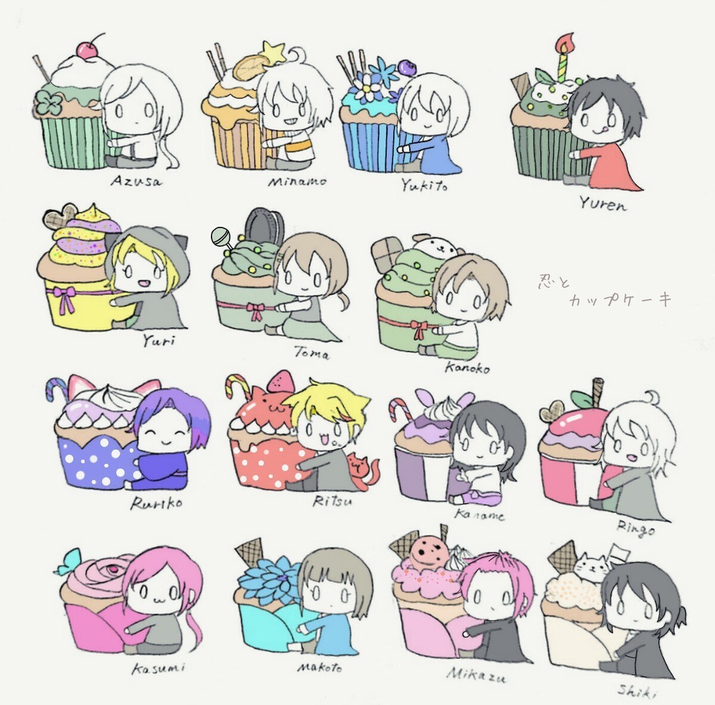 アクリルスタンド(カップケーキ)