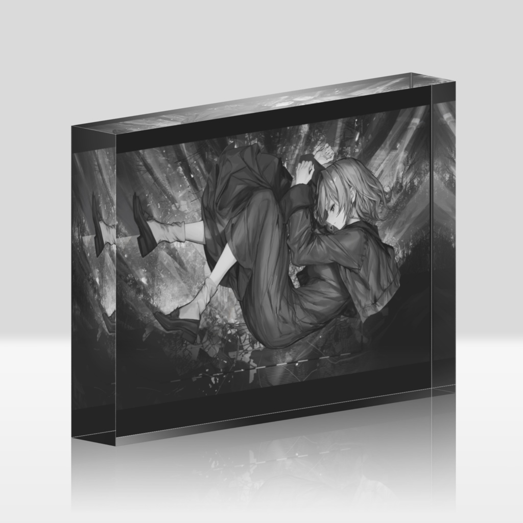 LQ境界 夜明け アクリルブロック