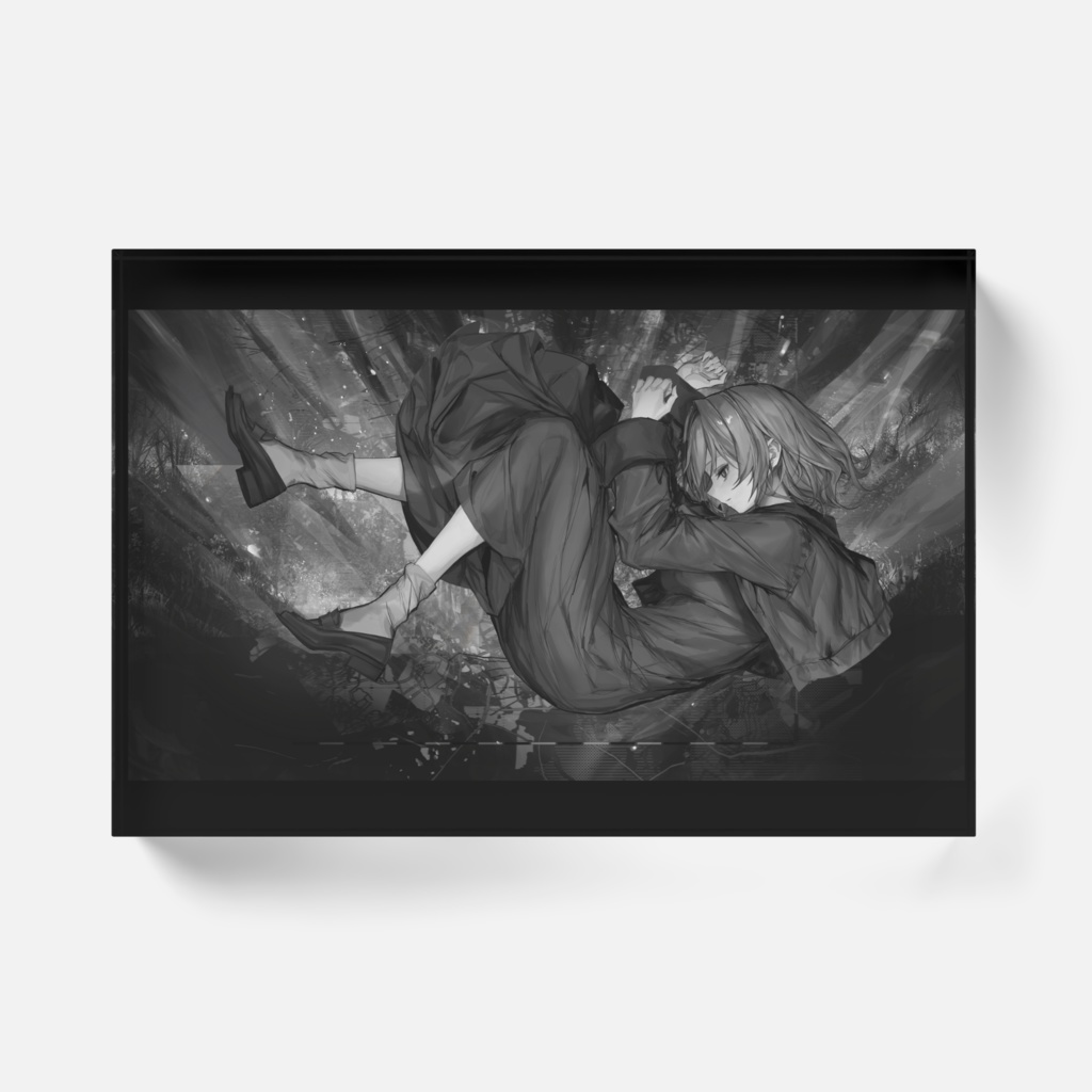 LQ境界 夜明け アクリルブロック