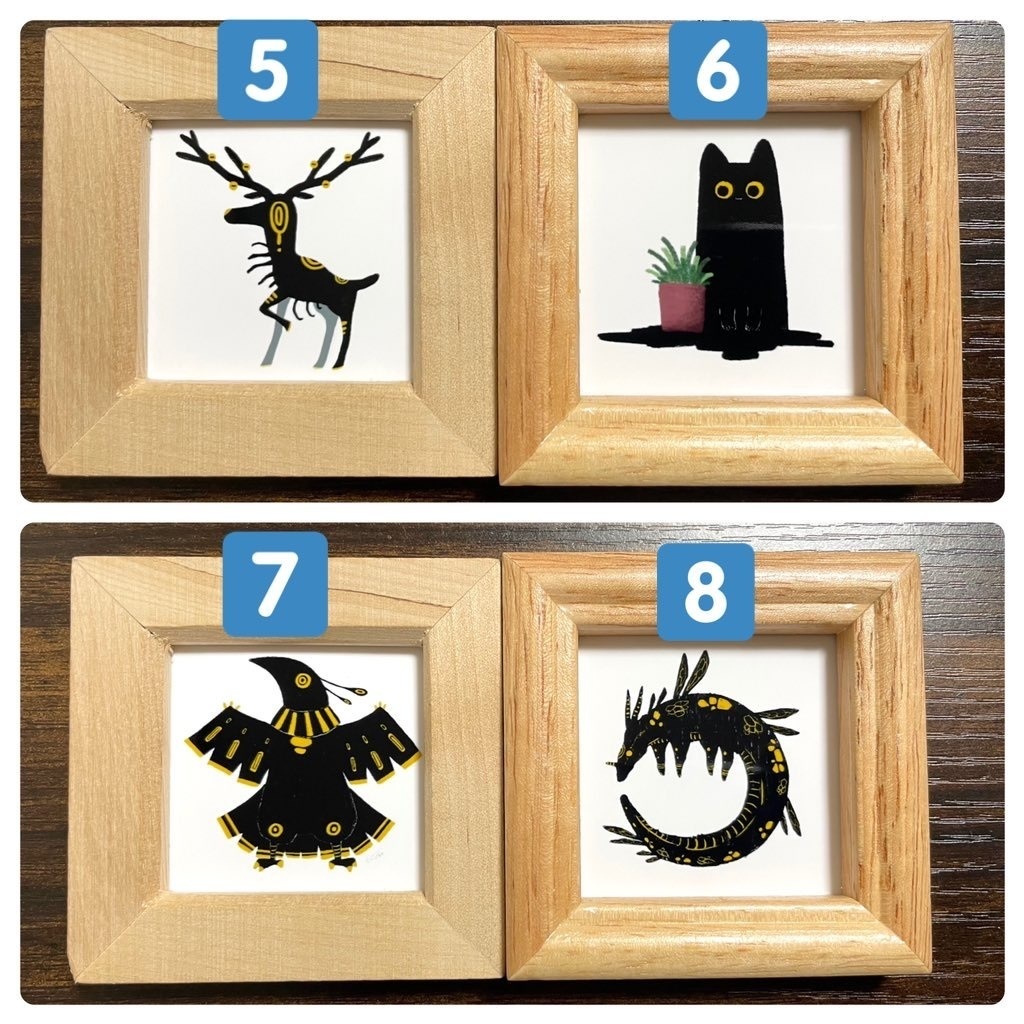 デジタル絵のミニ原画(アナログ絵ではありません)