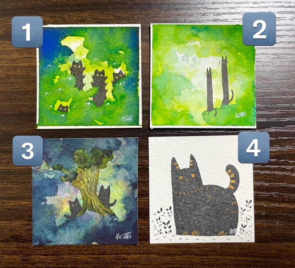 ③猫ミニ原画
