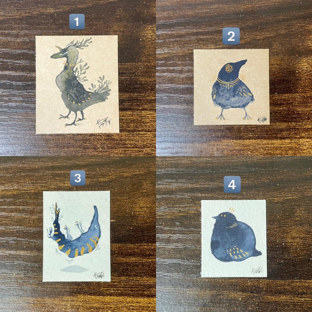 12/4の20時から販売開始 ちいちゃ原画4種