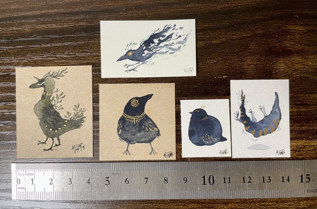 12/4の20時から販売開始 ちいちゃ原画4種