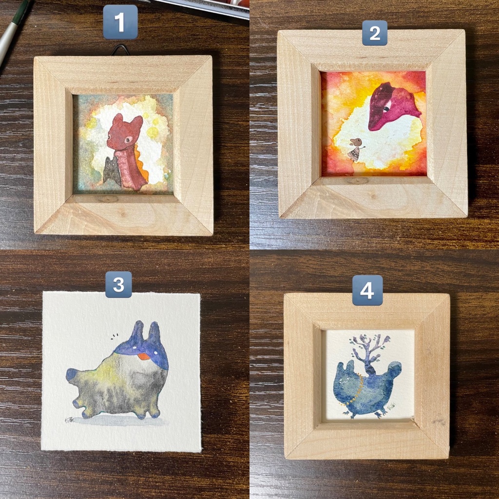 3/16  ミニ原画4種