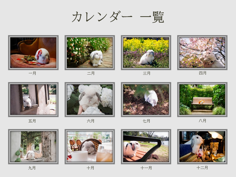 チャリティラビットカレンダー2025