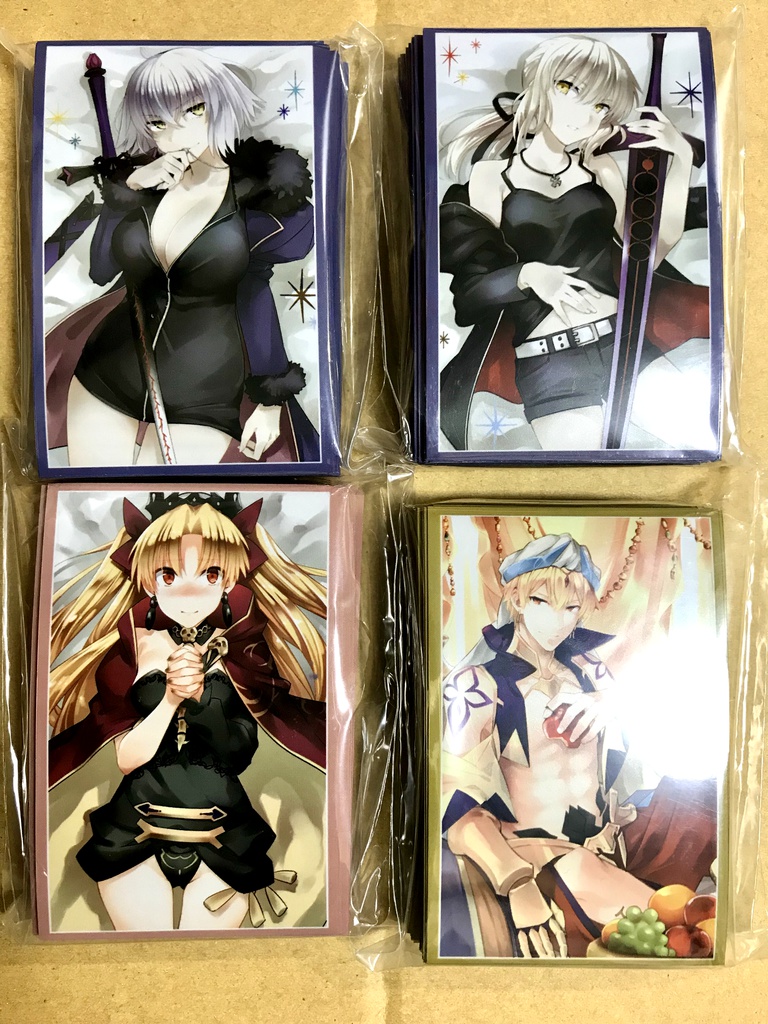 Fate/FGOアーケード用スリーブ3種