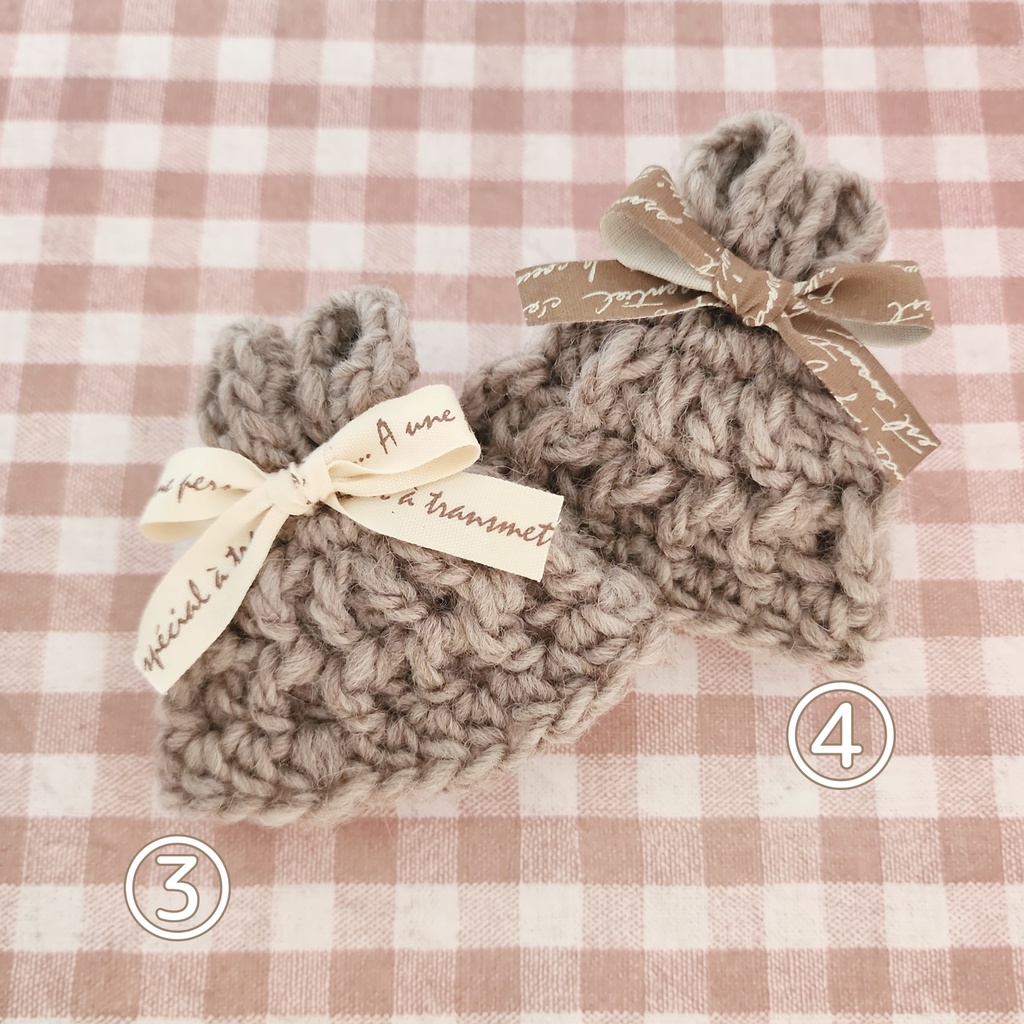 11/11(月)22:00【③~⑧再販】🐰野うさぎのうさみみニット帽