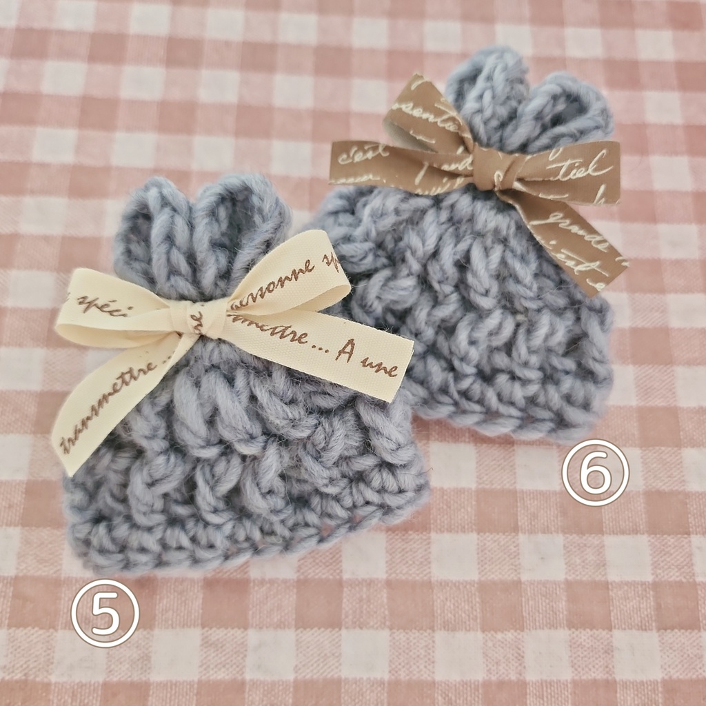 11/11(月)22:00【③~⑧再販】🐰野うさぎのうさみみニット帽