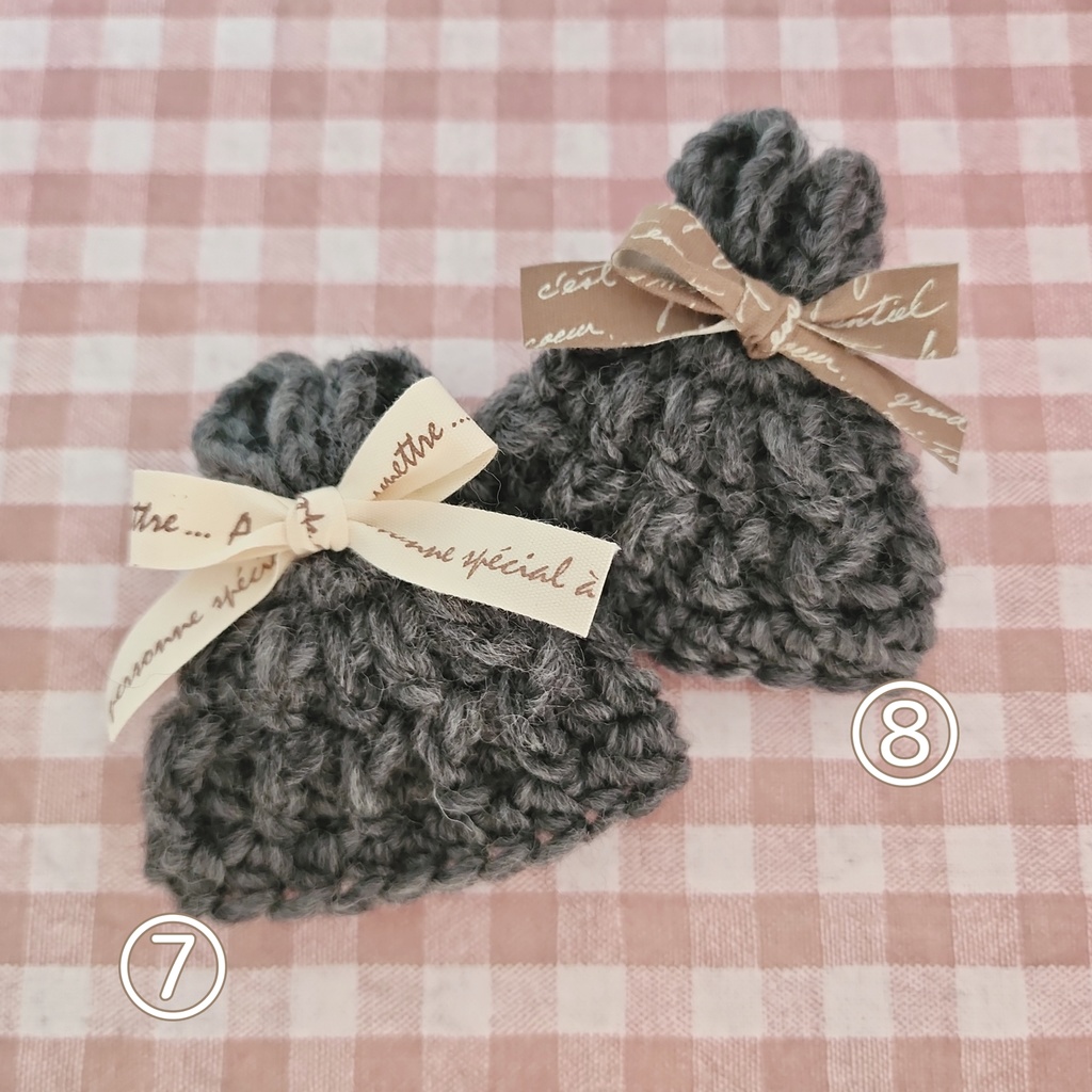 11/11(月)22:00【③~⑧再販】🐰野うさぎのうさみみニット帽