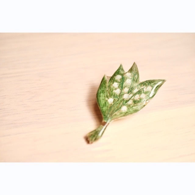 受注生産 すずらんの花束ブローチ 最大8日いただきます Hyoutandou Booth
