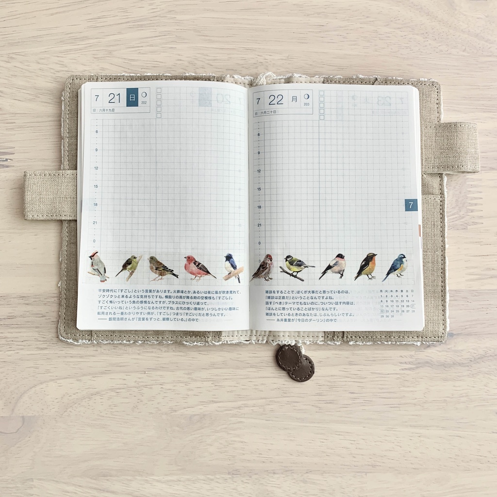 日本の野鳥マスキングテープ