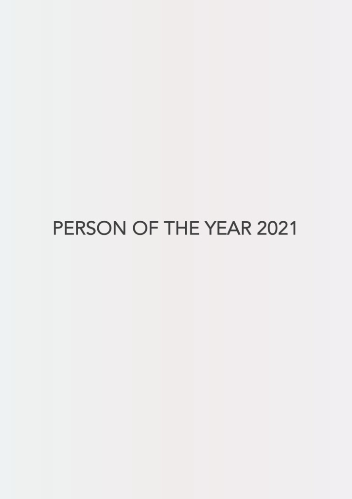 PERSON OF THE YEAR 2021 公式記録集